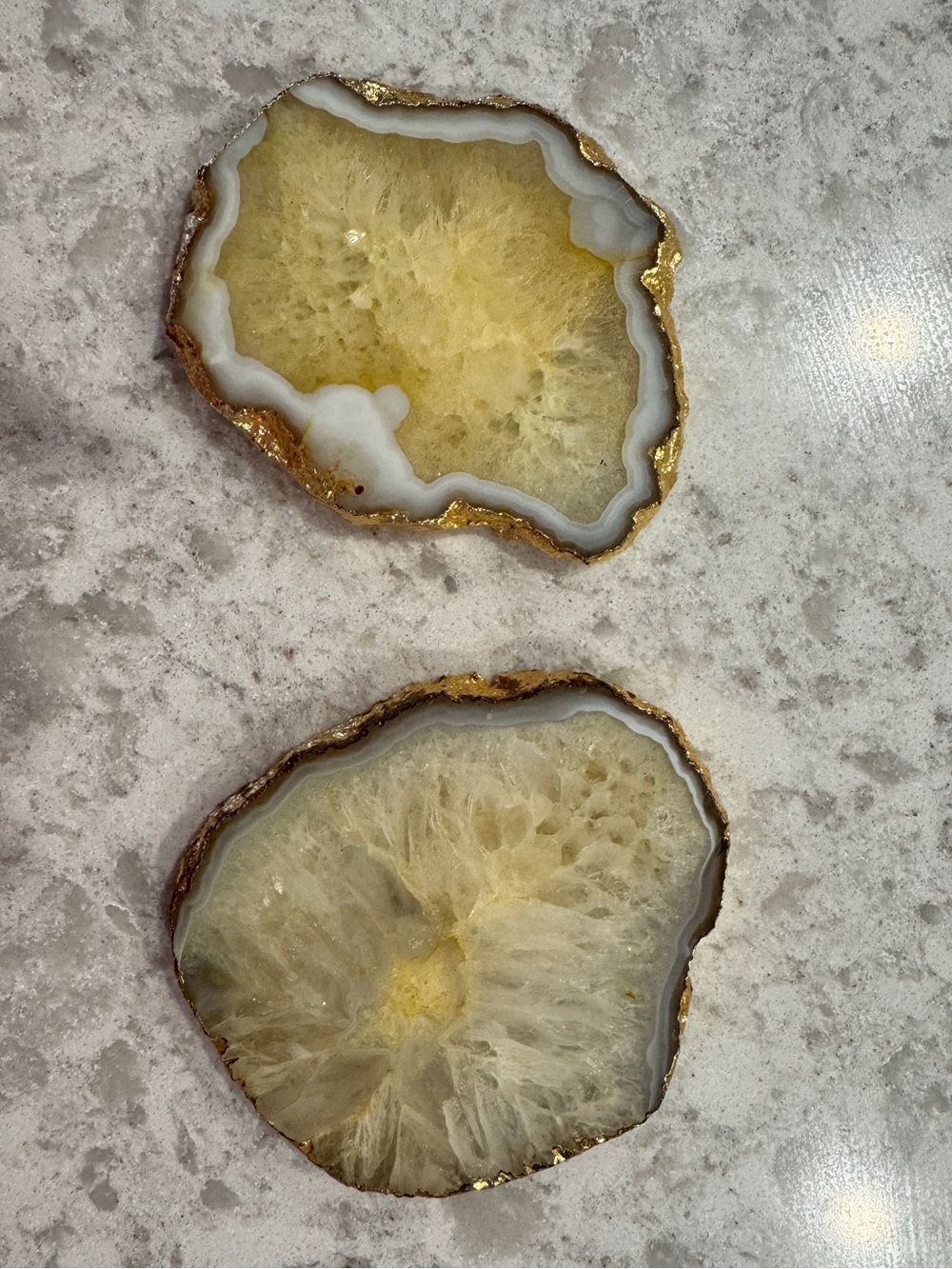 Anthropologie | Pair of Agate Coasters